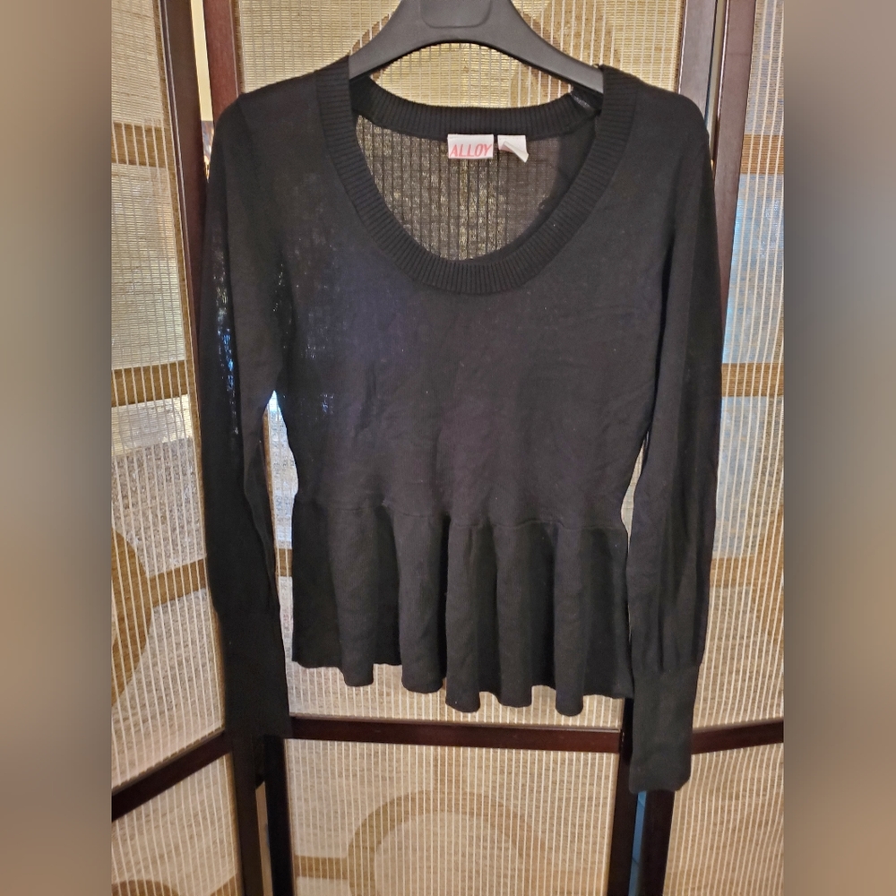 Junior's Peplum Sweater